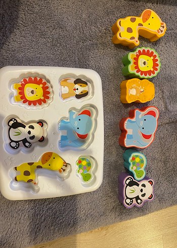 Çok Renkli Hayvan Figürlü Eğitici Oyuncak - Görsel 2