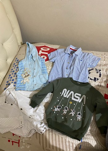 Uzun Kollu NASA Baskılı Erkek Sweatshirt hepsi satılıktır - Görsel 5