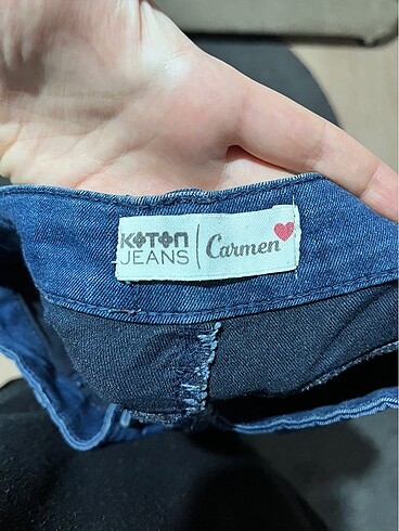 38 Beden lacivert Renk koton jeans carmen