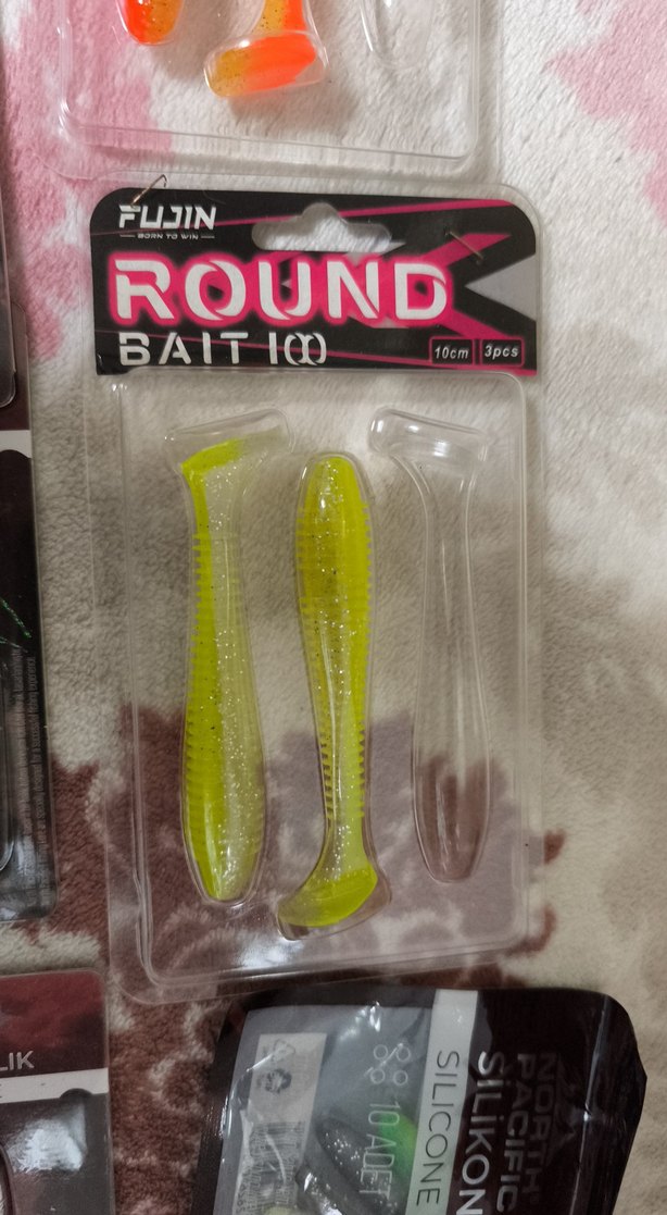 round bait 100 Balıkçılık Yemleri jig rapala sahte yem silikon - Görsel 3