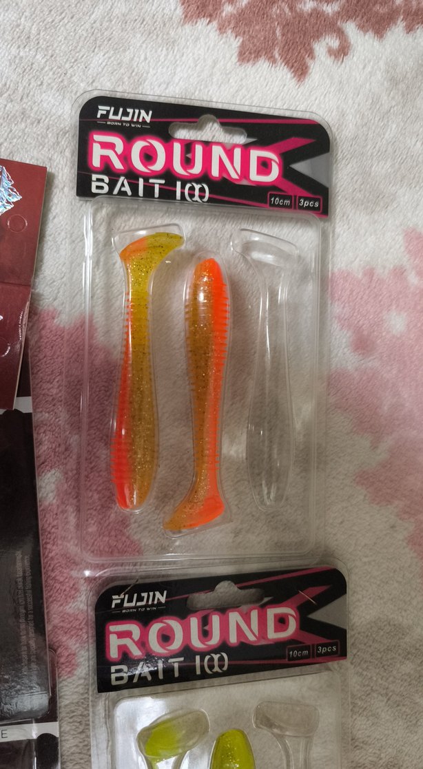 round bait 100 Balıkçılık Yemleri jig rapala sahte yem silikon - Görsel 2