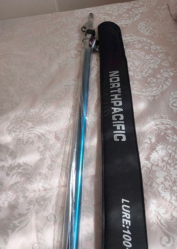 420 cm surf olta kamışı 100-200 g gram atarlı taş North pasific - Görsel 3