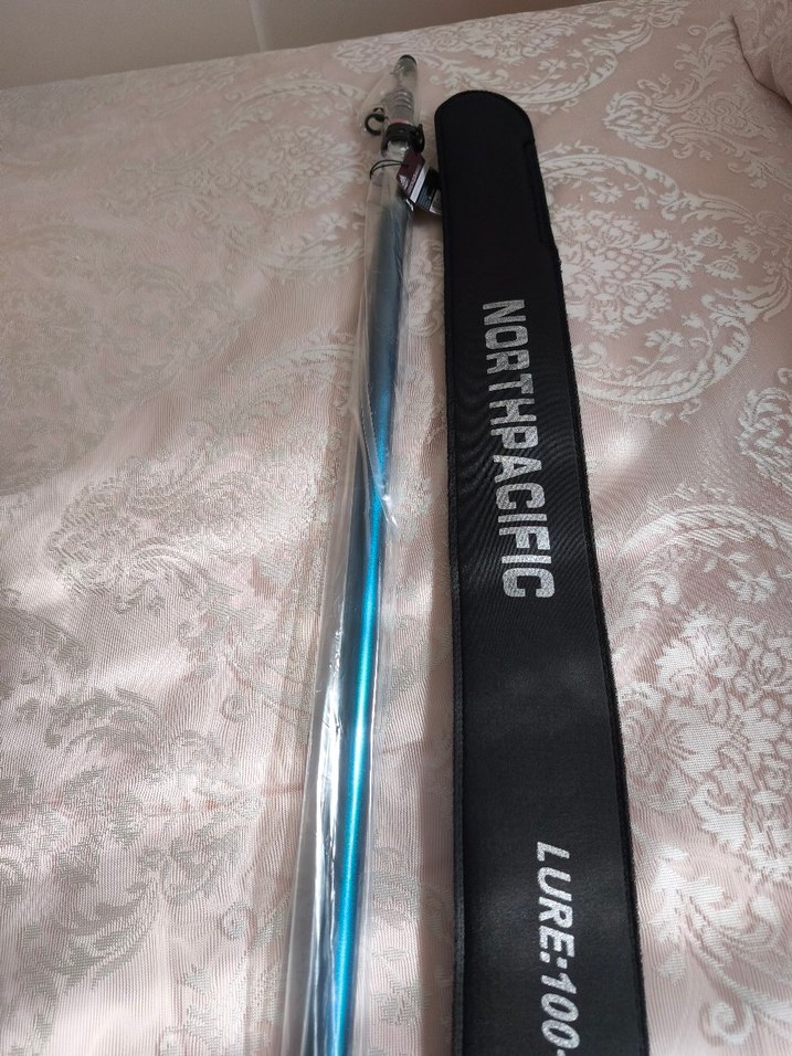 420 cm surf olta kamışı 100-200 g gram atarlı taş North pasific - Görsel 3