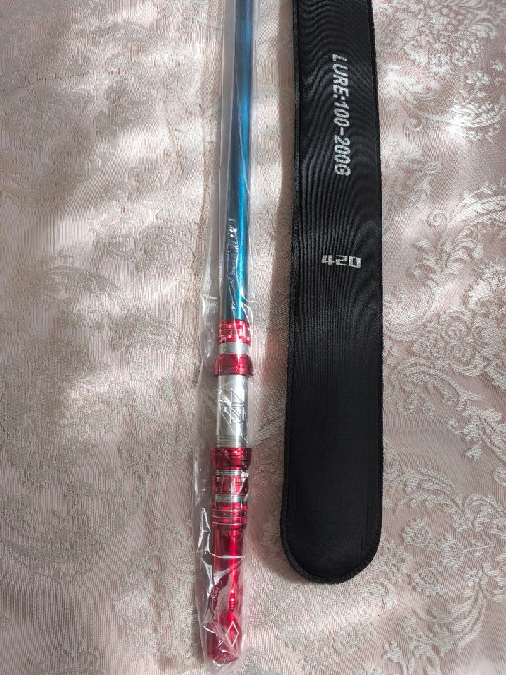 420 cm surf olta kamışı 100-200 g gram atarlı taş North pasific - Görsel 2