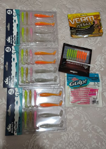 silikon olta yemi silikon sahte balık lrf spin olta balık - Görsel 6