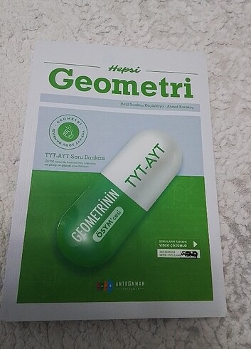 Antrenman yayınları geometri tyt ayt soru bankası 