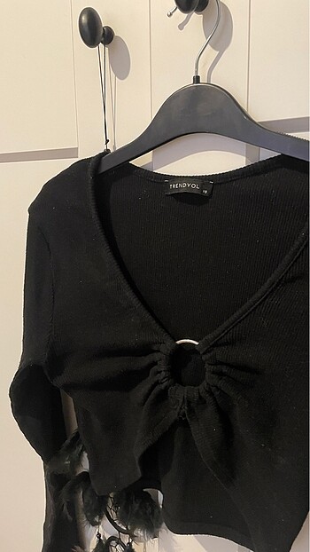 Trendyol & Milla Dekolte Uzun kollu crop