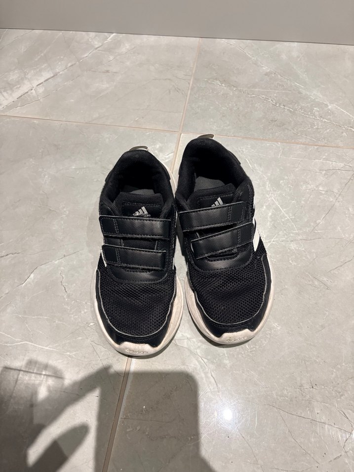 Unisex adidas Çocuk Siyah Cırt Cırtlı Spor Ayakkabı - Görsel 3