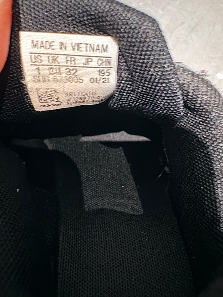 Unisex adidas Çocuk Siyah Cırt Cırtlı Spor Ayakkabı - Görsel 4