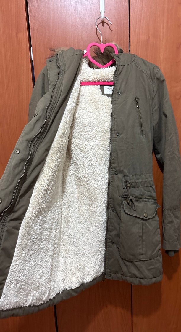 Haki Kadın Parka - Görsel 3