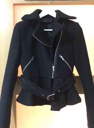 Zara kaşe mont ceket 