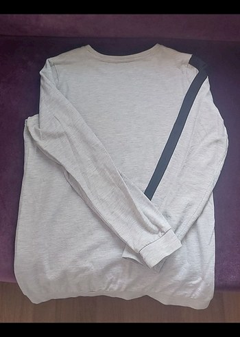 Erkek Gri Uzun Kollu Baskılı Sweatshirt - Görsel 3