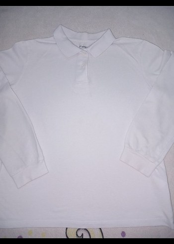 Erkek Beyaz Kısa Kollu Polo Tişört - Görsel 3