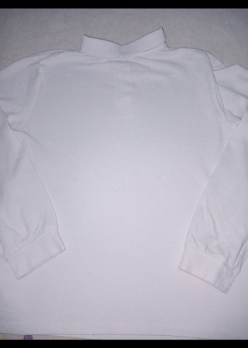 Erkek Beyaz Kısa Kollu Polo Tişört - Görsel 2