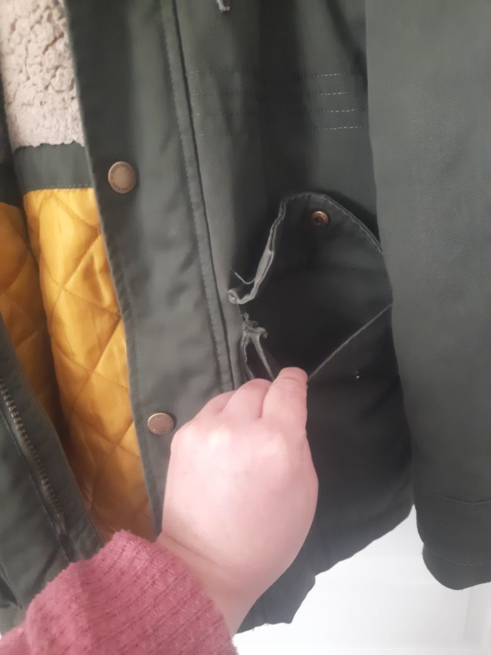 Düğmeli Erkek Çocuk Gri Kaban - Görsel 4