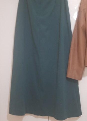 Düğmeli Kahverengi Deri Kadın Ceket - Görsel 7