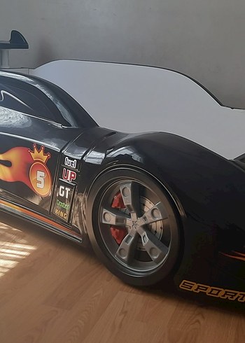 Siyah Yarış Temalı Oyuncak Araba - Görsel 9