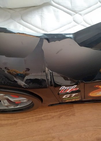 Siyah Yarış Temalı Oyuncak Araba - Görsel 10