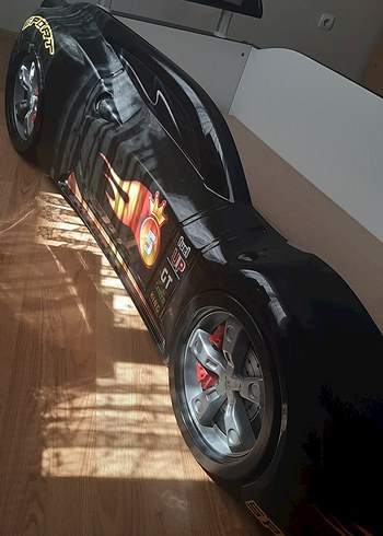 Siyah Yarış Temalı Oyuncak Araba - Görsel 6