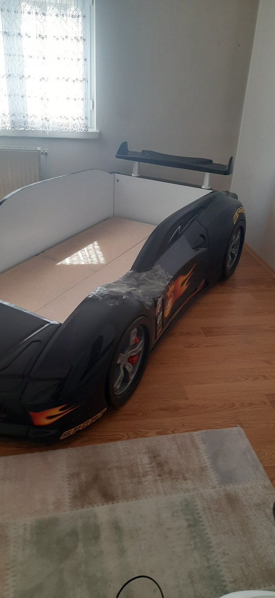 Siyah Yarış Temalı Oyuncak Araba - Görsel 4