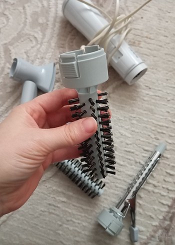 Beyaz ve Gri Saç Şekillendirici Set - Görsel 3