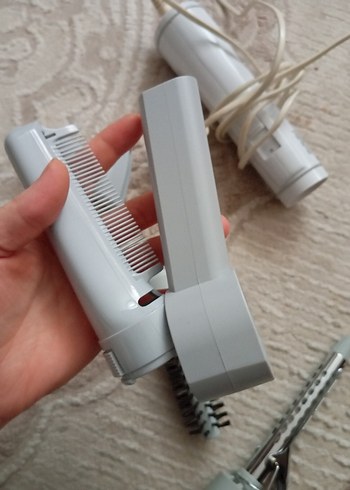 Beyaz ve Gri Saç Şekillendirici Set - Görsel 4