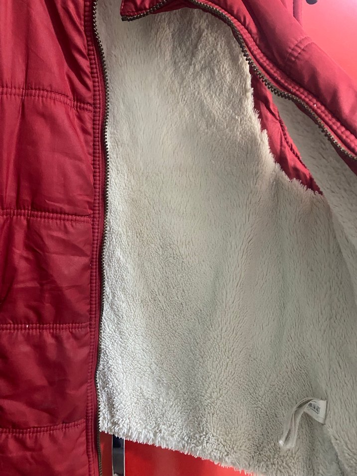 Düğmeli Kırmızı Kadın Yelek - Görsel 5