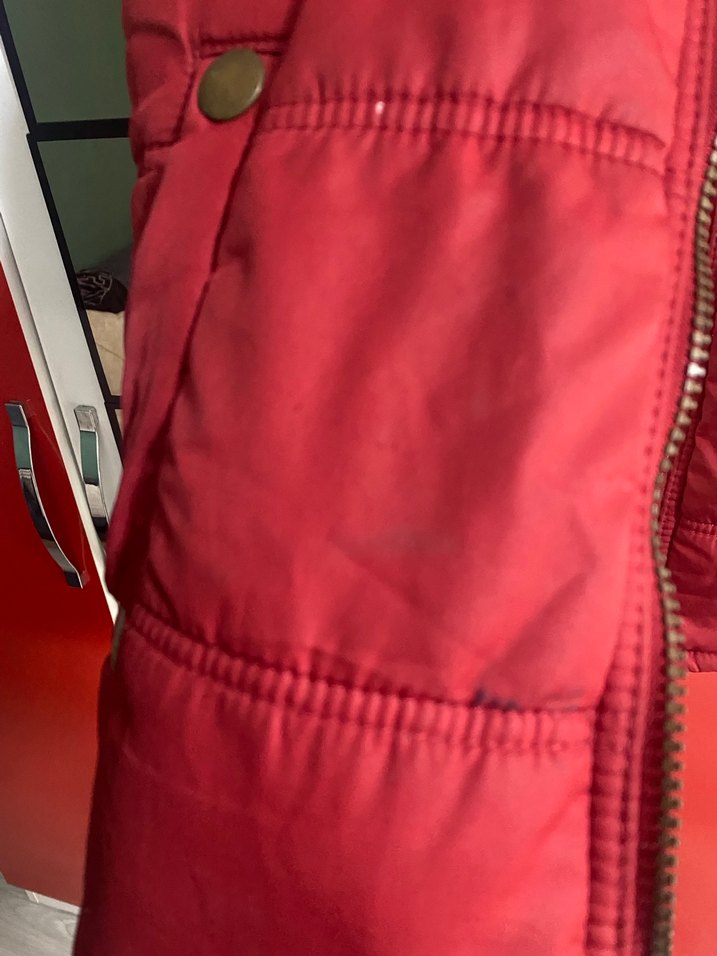 Düğmeli Kırmızı Kadın Yelek - Görsel 3