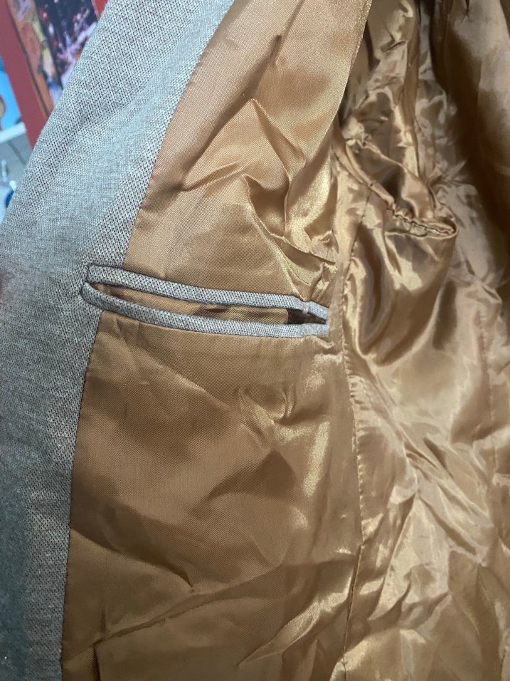 Düğmeli Kahverengi Erkek Ceket - Görsel 2