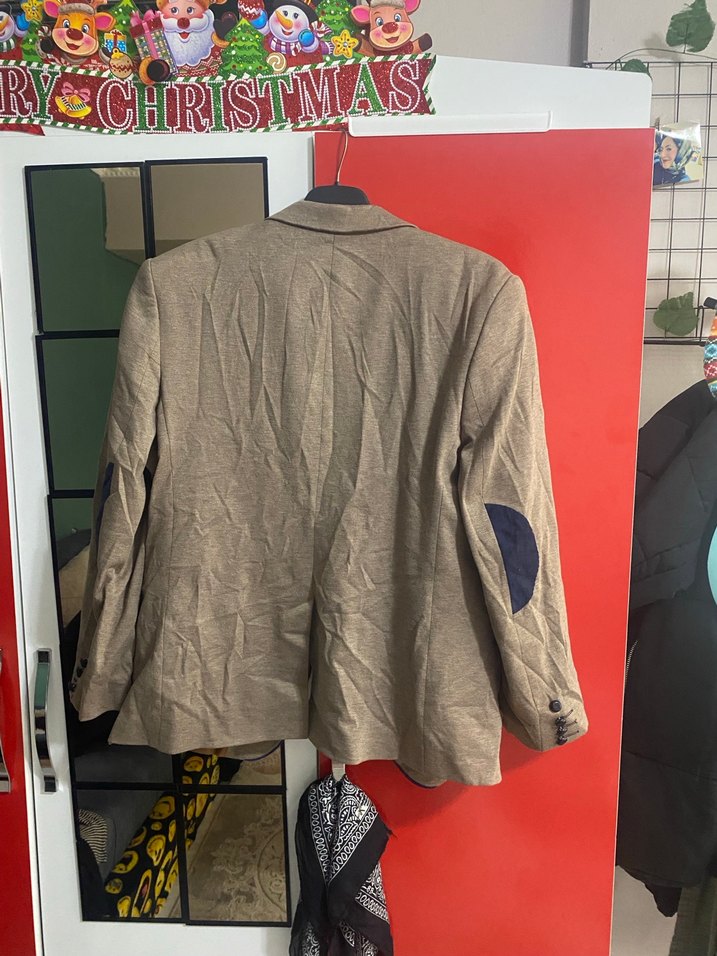 Düğmeli Kahverengi Erkek Ceket - Görsel 4