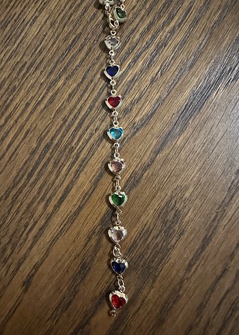 Çelik Renkli Kalp Detaylı Dekolte Kolye - Görsel 7