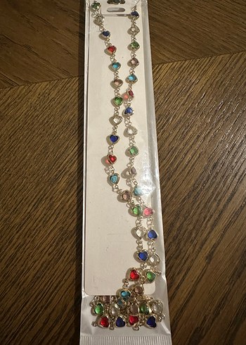 Çelik Renkli Kalp Detaylı Dekolte Kolye - Görsel 4