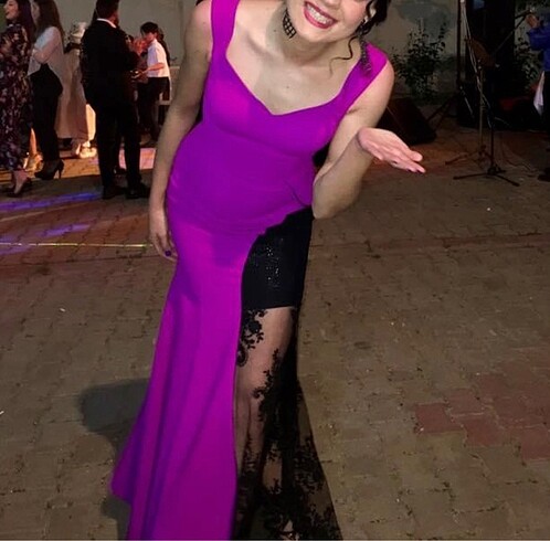 Matron's Fuşya Abiye