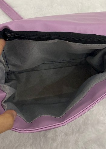 Pastel Mor Kadın Omuz Çantası - Görsel 3