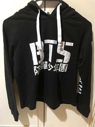 Bts kapşonlu sweatshirt