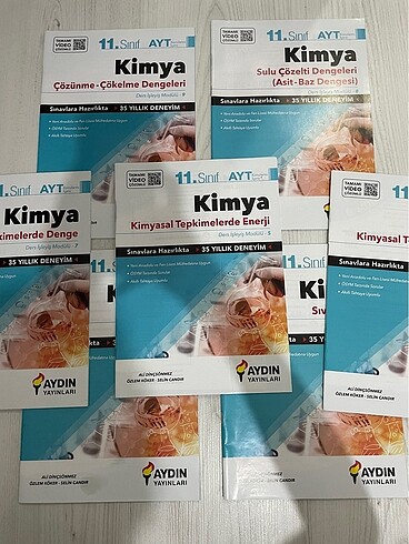 Aydın Yayınları 11. Sınıf Kimya fasikülleri