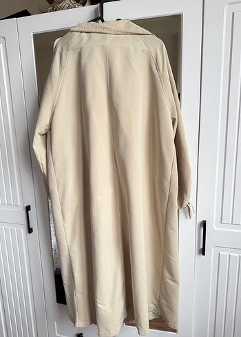 Bej Midi Kadın Henza marka Trençkot - Görsel 5