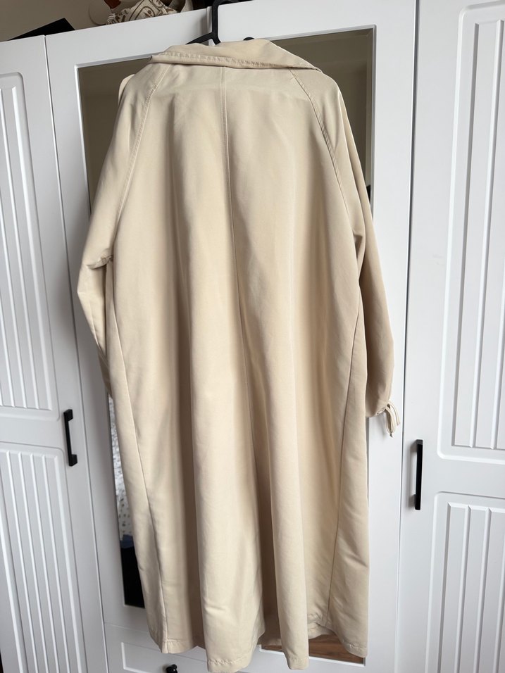 Bej Midi Kadın  Henza marka Trençkot - Görsel 5