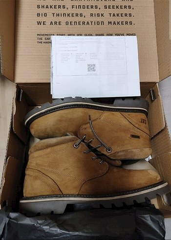 Cat Elude X Kahverengi Süet Erkek Bot - Görsel 2