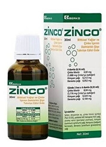 Zinco gaz damlası 