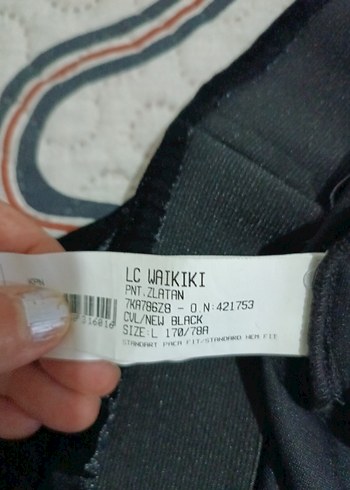 l Beden Siyah kadife İspanyol Paça Kadın Pantolon