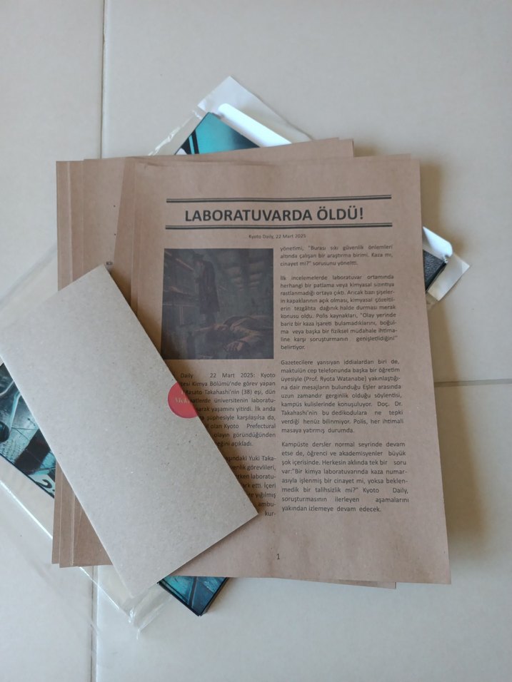 Dedektif Cinayet Çözme Oyunu - Laboratuvarda Cinayet - Görsel 3