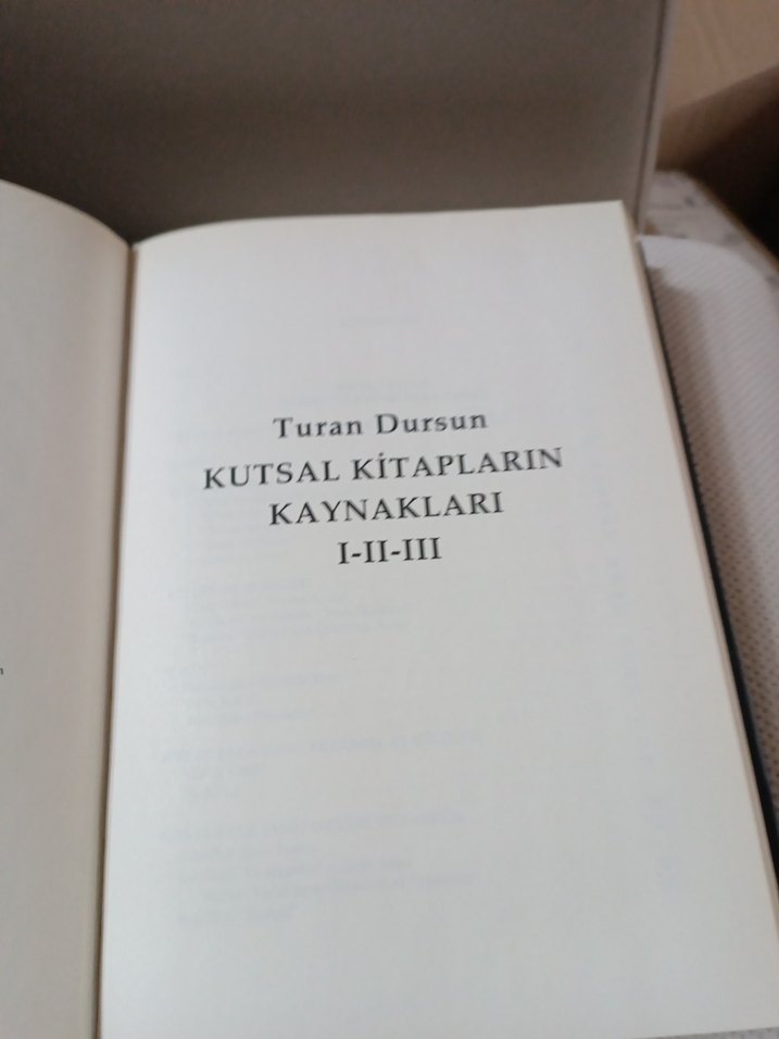 Turan Dursun - Kutsal Kitapların Kaynakları - Görsel 3