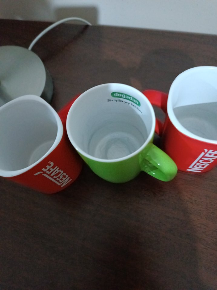 Renkli Nescafé ve Doğadan Kupa Seti - Görsel 2