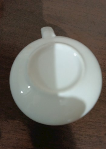 Kalp Balonlu Beyaz Seramik Kupa - Görsel 4