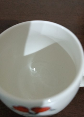 Kalp Balonlu Beyaz Seramik Kupa - Görsel 3