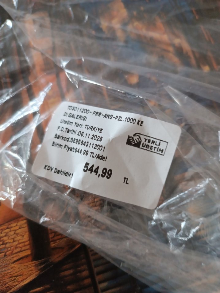 Anatolian 1000 Parça Altın Renkli Puzzle - Görsel 2