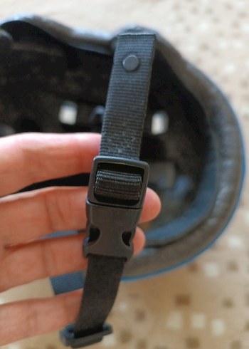 Mavi Biker Kask Velcro Askılı - Görsel 6