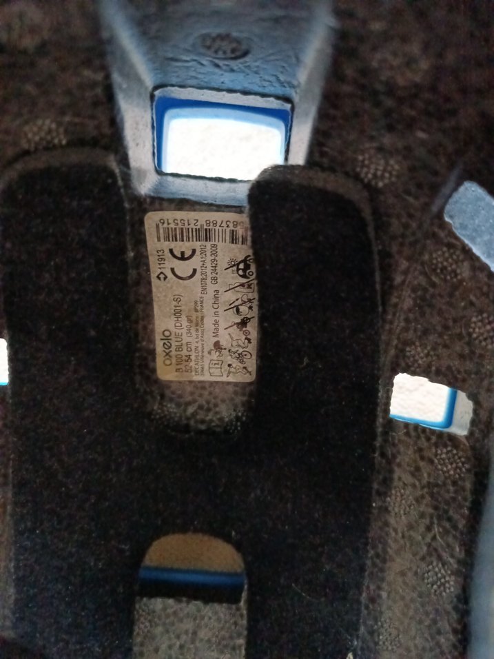 Mavi Biker Kask Velcro Askılı - Görsel 5