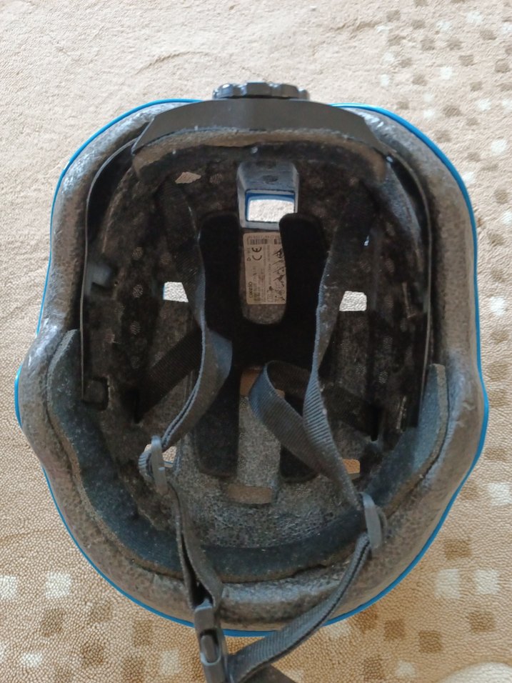 Mavi Biker Kask Velcro Askılı - Görsel 4